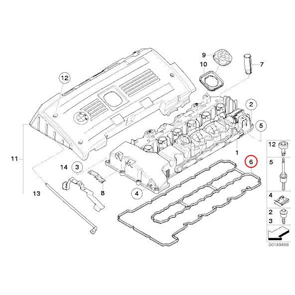 BMW [訳有り] BMW E90/E91/E92 E60/E61 F10/F11 E63 シリンダー 