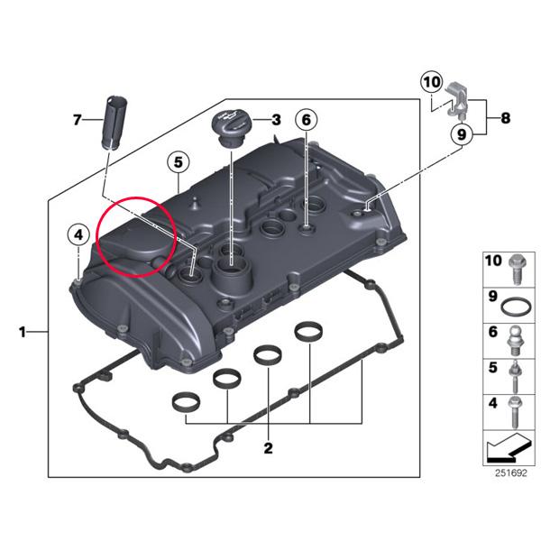 BMW　2V　丸型シリンダーヘッドカバー　左右 BMW 2V 丸型シリンダーヘッドカバー 左右 BMW 2V 丸型シリンダー