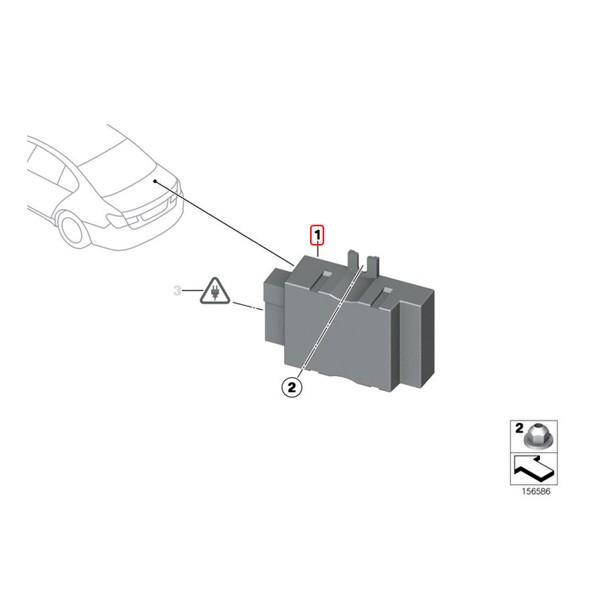 BMW F07 F10 F11 523d 523i 528i 535i 550i xDrive ActiveHybrid5 燃料ポンプ/フューエルポンプ コントロールユニット 16147276073｜protechauto｜02