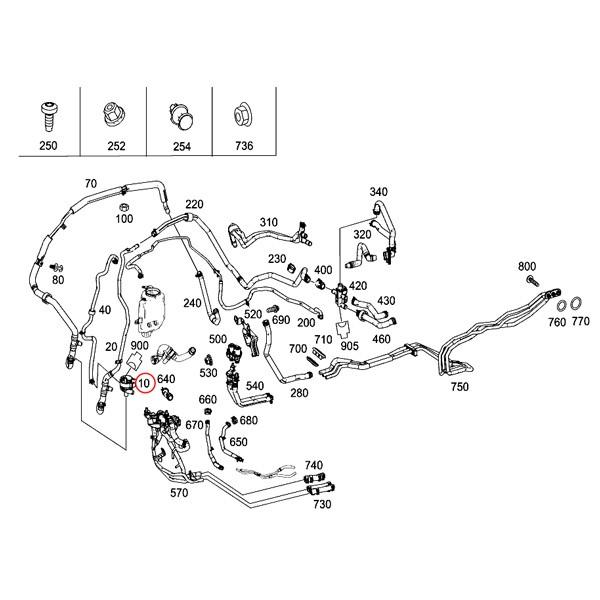 BMW ベンツ W222W211W212C207A207 補助ウォーターポンプ 2048350364