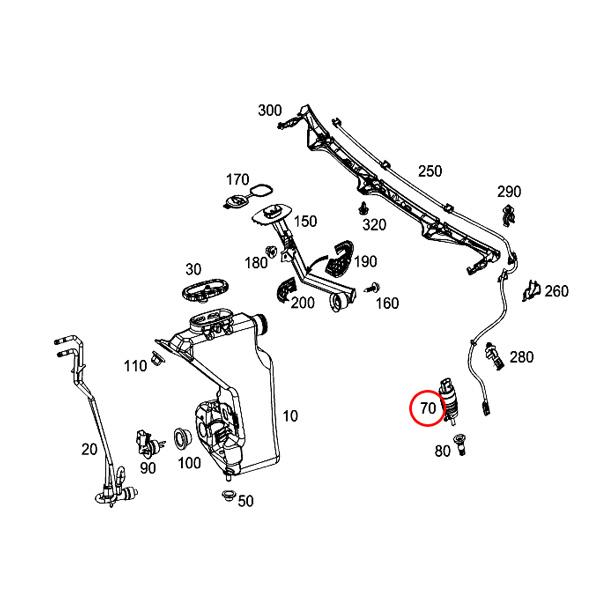 ベンツ S205 C180 C200 C220d C350e C43AMG ウィンドウウォッシャーポンプ 2058660000 0998660021｜protechauto｜02