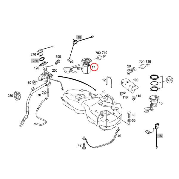 ベンツ Rクラス W251 R350 燃料ポンプ/フューエルポンプ 2514700194 2514700894｜protechauto｜02