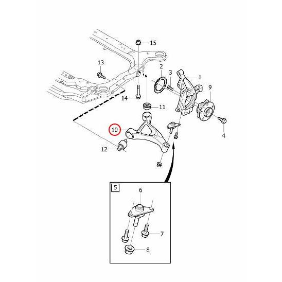 VOLVO XC90 2.5T フロント ロアアーム 右側 31201005 30645846 31304046 30639781 |  | 01