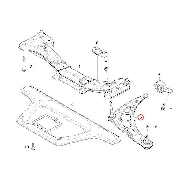 [6ヶ月保証]BMW E46 フロント ロアアーム左側 ブッシュ付 31126774819 31126777851 31126757623 31126783375 316ti318ti318Ci328Ci330Ci｜protechauto｜02