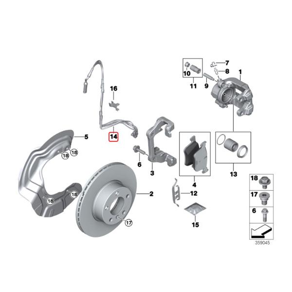 BMW 全国送料200円 BMW Z4/E89 sDrive23i フロント ディスクブレーキ