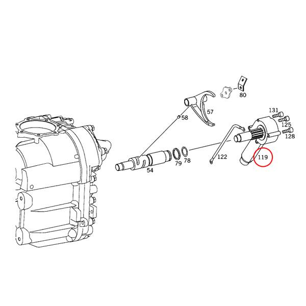ベンツ Gクラス W463 G500 G550 トランスファーケースシフトモーター 4635400088 | Mercedes-Benz | 01