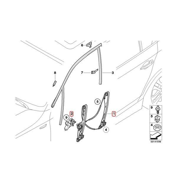  E87 116i フロント ウィンドウレギュレーター 左 BMW BMW 1シリーズ E87 116i 118i 120i 130i フロント パワー