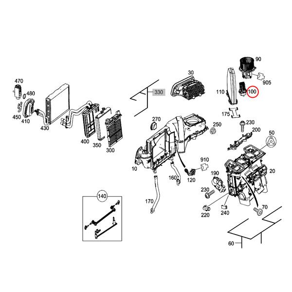 純正OEM ACM製 ベンツ W212 S212 C207 A207 E220 E250 E300 E350 E400 E400h E550 E63AMG ブロアレジスター 2128702110｜protechauto｜02