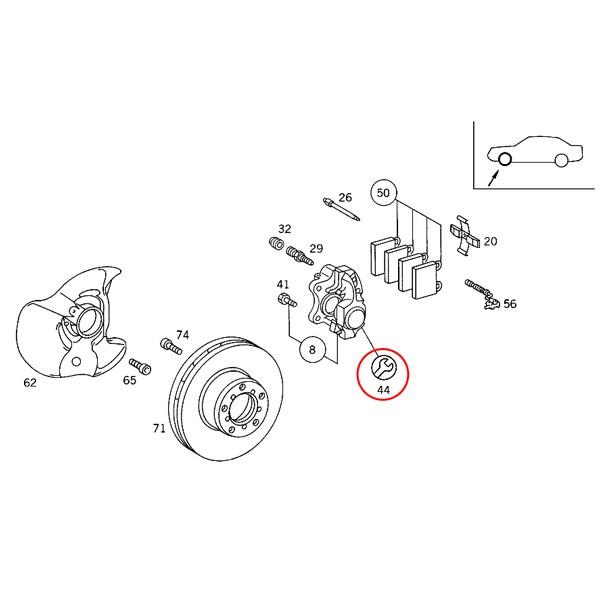 ATE製 ベンツ Sクラス W126 300SE 420SEL 500SE 560SEL 560SEC  