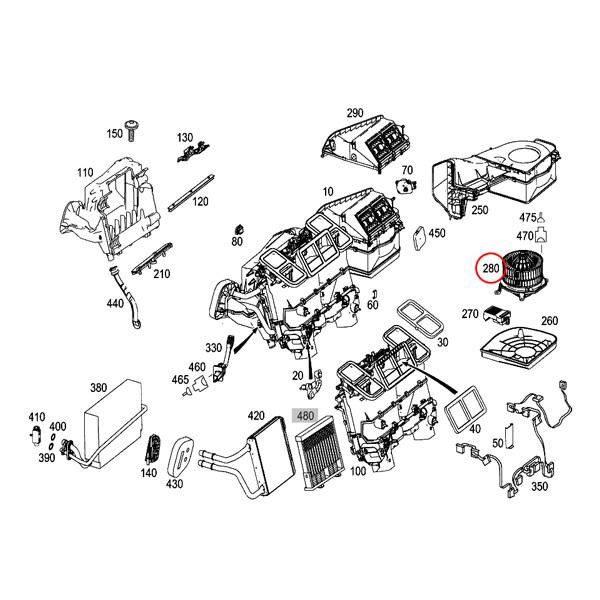 純正OEM BEHR製 ベンツ W211 E240 E250 E280 E300 E320 E350 E500 E550 E55 E63 ブロアモーター 左ハンドル用 2118300908 2118300408｜protechauto｜02