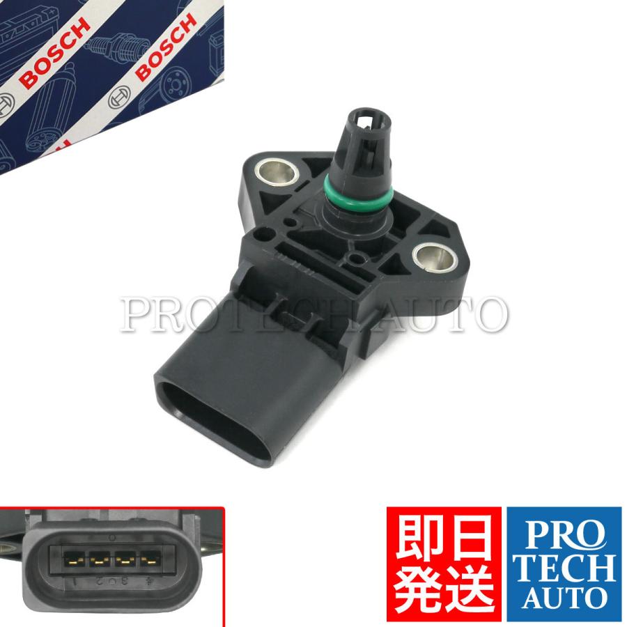 BOSCH製 VW PASSAT パサート 3B B5 3C B6 B7 POLO ポロ 9N 6R SCIROCCO シロッコ 137 ターボプレッシャーセンサー 038906051D 03G906051D｜protechauto