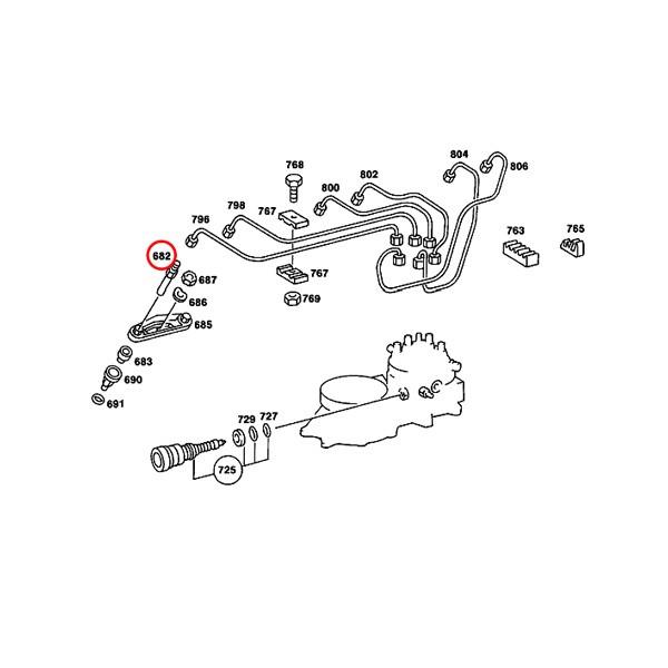 純正OEM BOSCH製 ベンツW116W126インジェクター 0000785623 0000784023 280SE350SE450SE280SEL350SEL450SEL300SE380SEL500SEL380SEC500SEC｜protechauto｜04