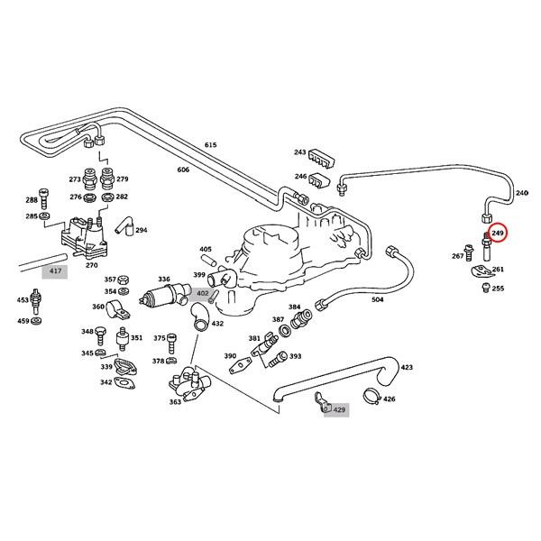 BOSCH（ボッシュ） 純正OEM BOSCH ベンツ W201R107 インジェクター