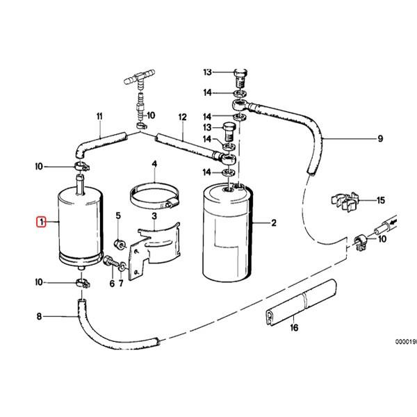 BOSCH製 BMW E30 E36 318i 320i 325i 325iX M3 燃料フィルター 13321268231 13321270038 13321269231 13321269548 13329063165｜protechauto｜02