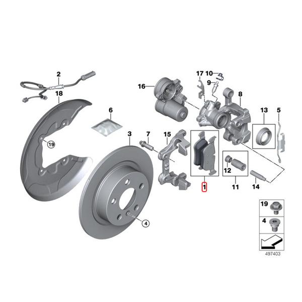  MINI JCW F56用 ブレンボ　リアブレーキパッド brembo 楽天市場】brembo ブレンボ MINI (R56) MFJCW ブレーキパッド リア用