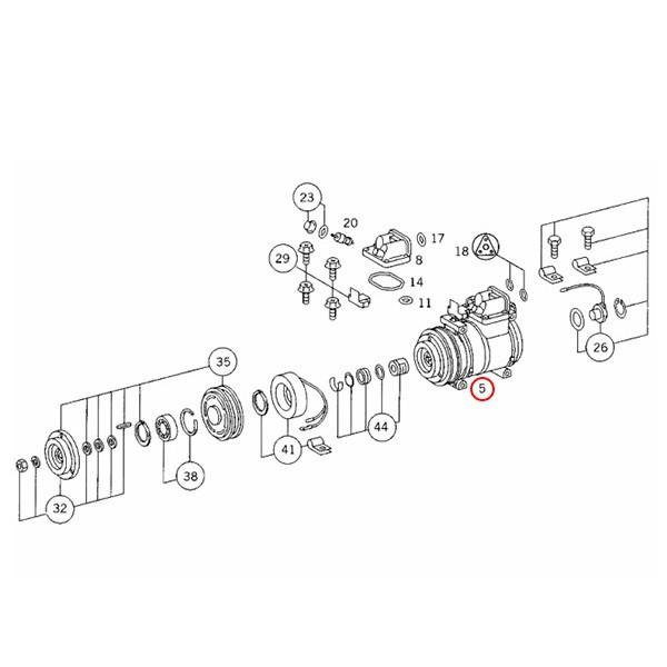 デンソー（DENSO） DENSO製 ベンツ Eクラス W124 エアコン