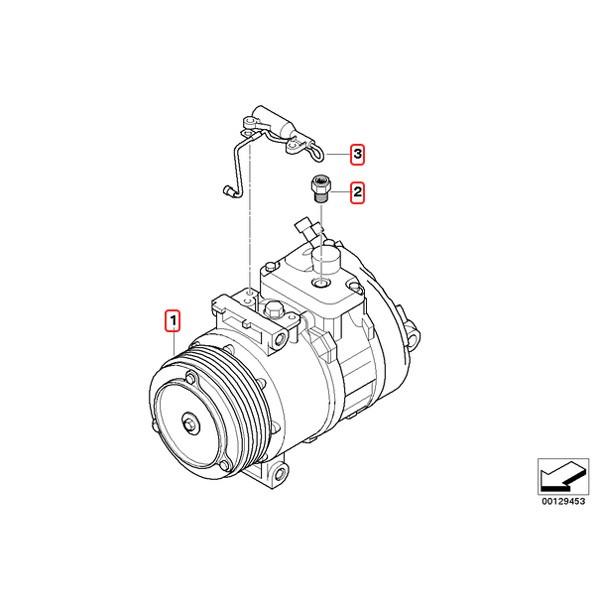 純正OEM DENSO製 BMW E46 320i 323i 325i 328i エアコンコンプレッサー 64526915388 64526936883 64526956493 64526916232｜protechauto｜02