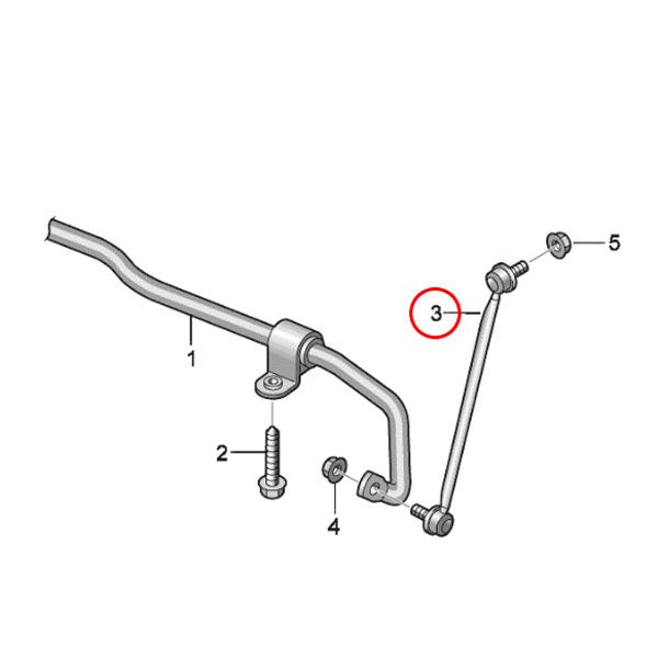 febi bilstein VW フォルクスワーゲン TOURAN トゥーラン 1T 5T T-ROC A11/D11 フロント スタビリンク/ペンドラムサポート 左右 5Q0411315A｜protechauto｜02