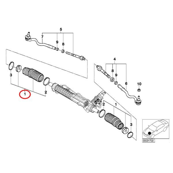BMW febi bilstein製 E46 318i 320i 323i 325i 328i 330i 318Ci 328Ci 330Ci ...