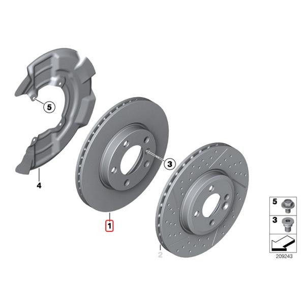 MINI ミニ クーパー S R56ブレーキローター キャリパーセット MINI（ミニ） FREMAX製 BMW MINI R56 R55 R57 R58 R59 フロント