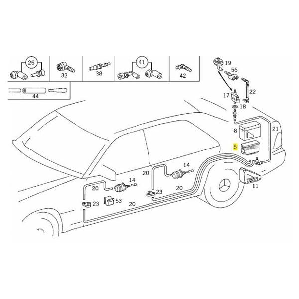 純正 ベンツ Sクラス W140 クロージャーポンプ/クロージングポンプ 