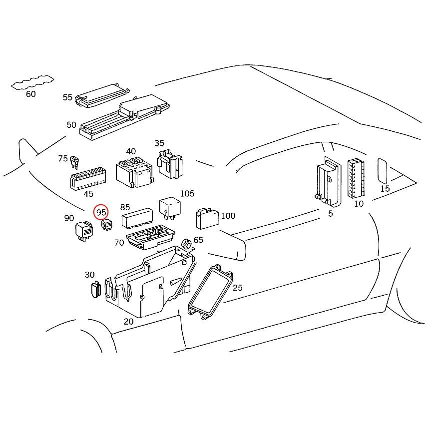 HELLA製 ベンツ W163 W164 W168 マルチパーパスリレー ML270 ML320 ML350 ML430 ML55AMG ML500 ML550 ML63AMG A160 A160L A190 A210L｜protechauto｜05