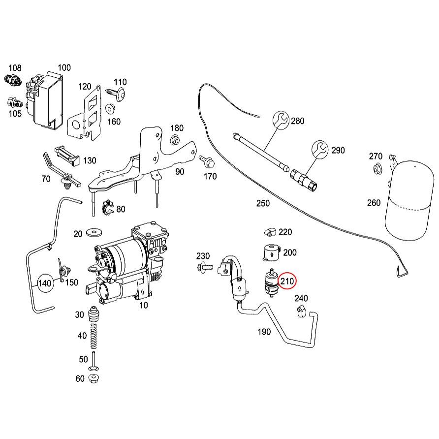 Mercedes-Benz（メルセデス・ベンツ） 純正OEM Hengst製 ベンツ W220