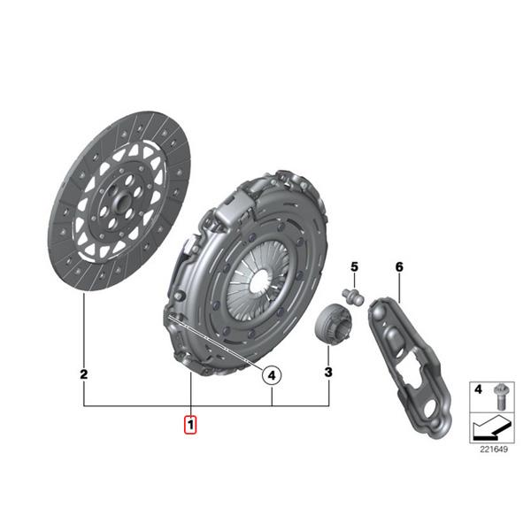 MINI 純正OEM LUK製 BMW ミニ R55 R56 クーパー Cooper ワン One 