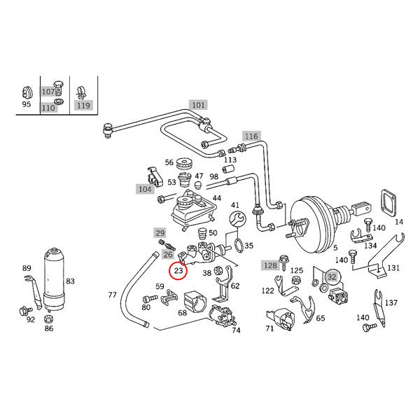 Mercedes-Benz Metelli製 ベンツ W124 W201 400E E400 E500 190E