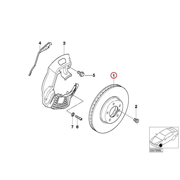 Metelli製 BMW E39 セダン 530i 540i フロント ブレーキローター 左右セット 防錆仕様 34116767059｜protechauto｜02