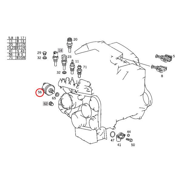 MEYLE ベンツW124 220E 230E 260E 280E 300D 300E 320E 400E E220 E280 E300 E320 E400 E500 220TE オイルプレッシャーセンサー 0065429417 :MEYLE-0140540033-2:プロテックオートストア - 通販 - Yahoo!ショッピング MEYLE ベンツW124 220E 230E 260E 280E 300D 300E 320E 400E E220 E280 E300 E320 E400 E500 220TE オイルプレッシャーセンサー 0065429417 :MEYLE-0140540033-2:プロテックオートストア - 通販 - Yahoo!ショッピング
