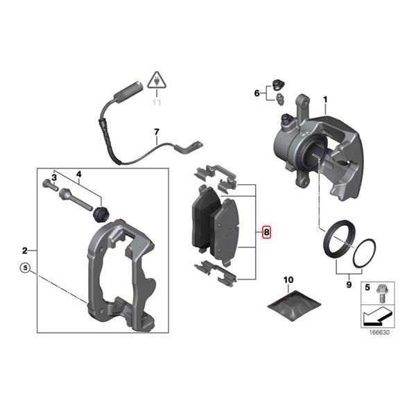 マイレ製 BMW E90 320i リア/リヤ ブレーキパッド 左右 PD.ver 34216788183 34212288889 34216767145 34216767146 34216774417 34216777240｜protechauto｜02