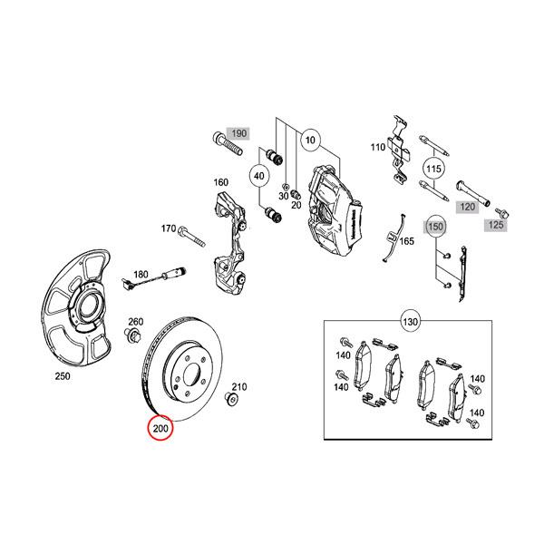 未使用 ベンツCLS 218 MEYLE マイレ ブレーキローター フロント左右 Mercedes-Benz（メルセデス・ベンツ） MEYLE製 ベンツ W218 CLS350