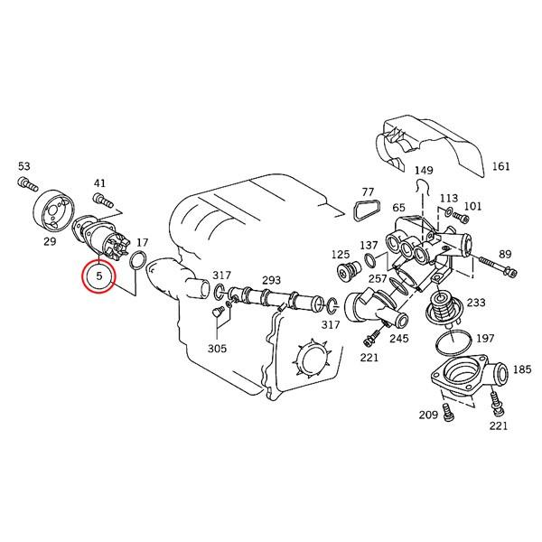 MEYLE製 ベンツ W638 V230 ウォーターポンプ M104 エンジン用 0002000301 0002000701｜protechauto｜02