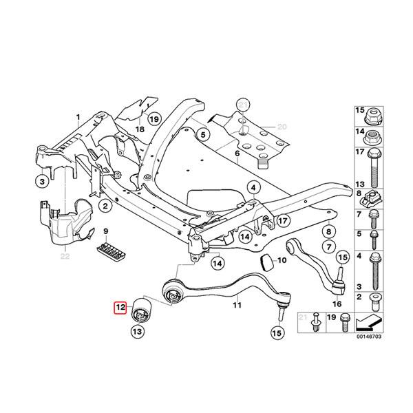 MEYLE製 BMW E90 E91 E92 E93 320i 323i 325i 330i 335i フロント ストラットアームブッシュ 左右 HD(強化版) 31120304308 31126765992｜protechauto｜02