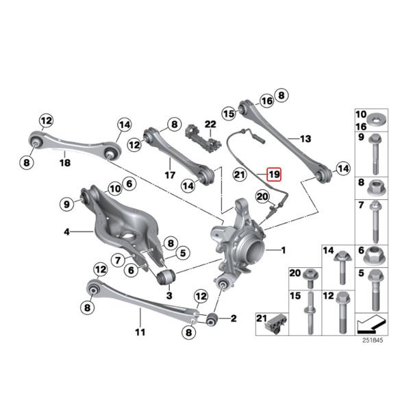 BMW MEYLE製 BMW F22 F87 F23 F20 220i M240i M2 120i M140i リア/リヤ