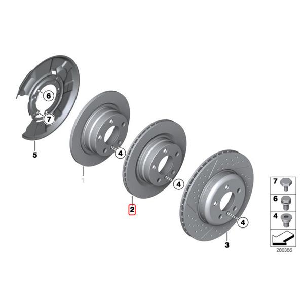 新品・未使用】MEYLE フロントブレーキローター左右 BMW E46