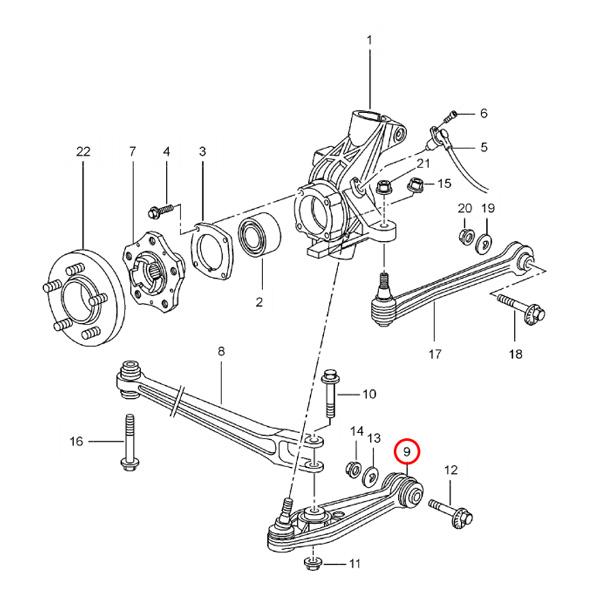 PORSCHE（ポルシェ） MEYLE製 Boxster ボクスター 986 987 ロアアーム