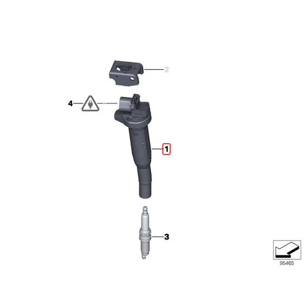 BMW E92M3用イグニッションコイル1本OEM品