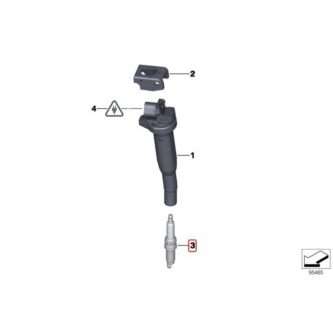 純正OEM NGK製 BMW MINI ミニ R56 R57 R55 R58 R59 スパークプラグ/点火プラグ N14 エンジン用 12120035531 JCW CooperS｜protechauto｜02