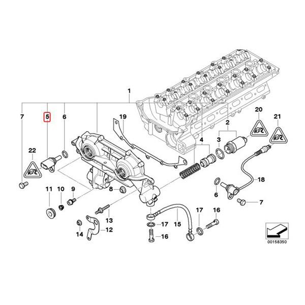 BMW E46 E90 E91 カムシャフトポジションセンサー/カムセンサー BMW E46 E90 E91 カムシャフトポジションセンサー/カムセンサー