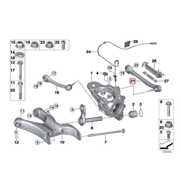 MEYLE製 BMW X6/E71 E72 F16 xDrive35i 50i X6M ActiveHybridX6 リア/リヤ アッパーアーム 左右セット 33326770969 33326770970 | BMW | 01
