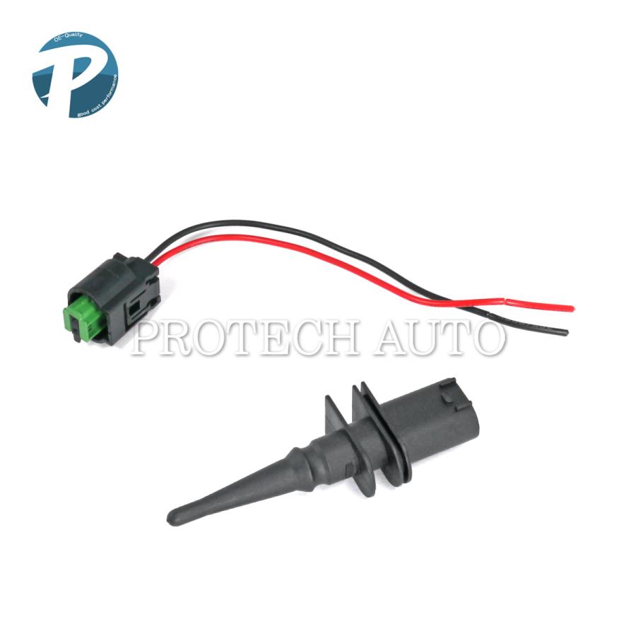 送料200円 BMW E63 E64 F06 F12 F13 G32 E38 E65 E66 F01 F04 F02 G11 G12 外気温度センサー リペア用配線付き 65816936953 65816905133 | BMW