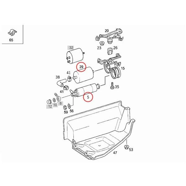 純正OEM ベンツ W140 W220 燃料ポンプ＆燃料フィルター 0004707894 0004705994 S280S320S500 300SE500SE600SE400SEL500SEL600SEL S55AMG |  | 01