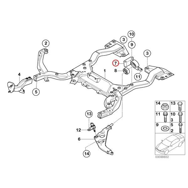 マイレ製 BMW MINI ミニ R53 クーパーS CooperS フロント ロアアームブッシュ 左右 ハウジング付き HD(強化版) 31126757561 31126757562 | MINI | 01