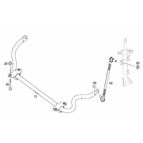 METZGER製 ベンツ Cクラス W204 フロント スタビリンク スポーツシャーシ用 左右セット 2043201789 2043201889 53042011 53041912｜protechauto｜02