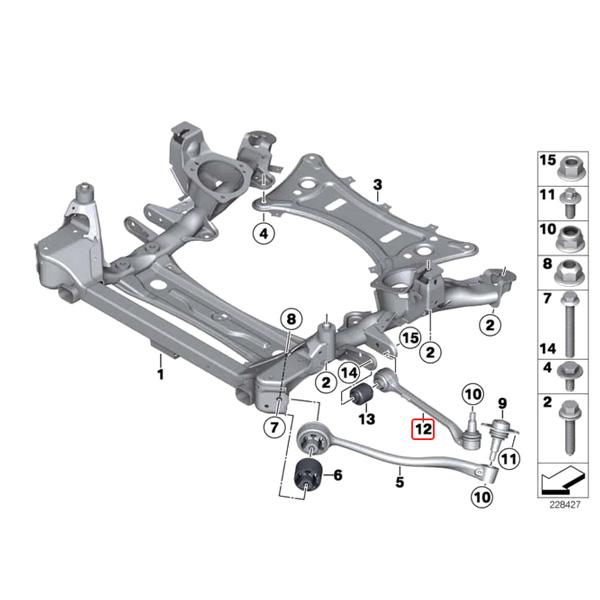 純正OEM TRW製 BMW X3(F25) xDrive28i 35i フロント ロアアーム/コントロールアーム 左右セット 31126787669 31126787670 | BMW | 01