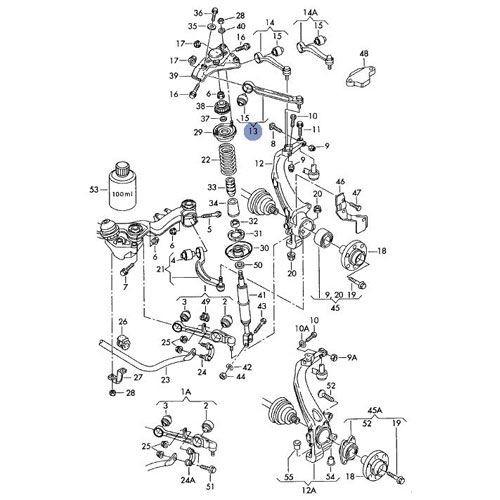 AUDI アウディ A4 A6 A8 フロント アッパーリンク 前側 左右 4Z7407505A 8D0407505B 8D0407505C 4Z7407506A 8D0407506B 8D0407506C |  | 01