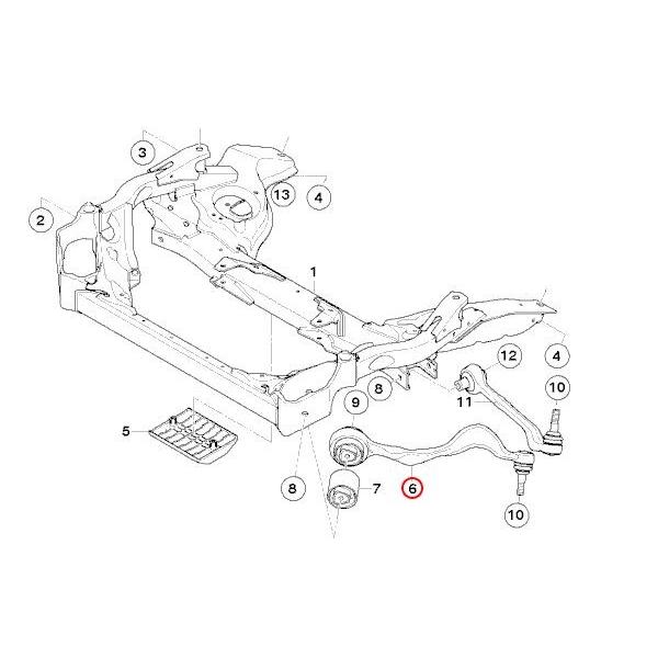 BMW X1(E84) フロント プルストラットアーム/テンションロッド