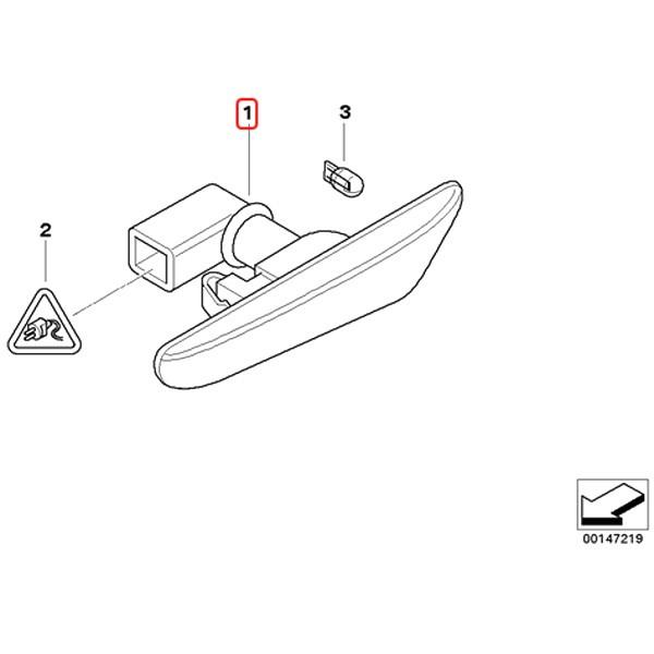 BMW 1シリーズ E87 E88 E82 LED サイドマーカー 左右セット 63137253326 63137253325 116i 118i 120i 130i 135i | BMW | 01